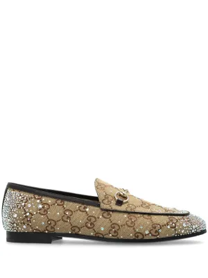 Jordaan crystal embellished loafers