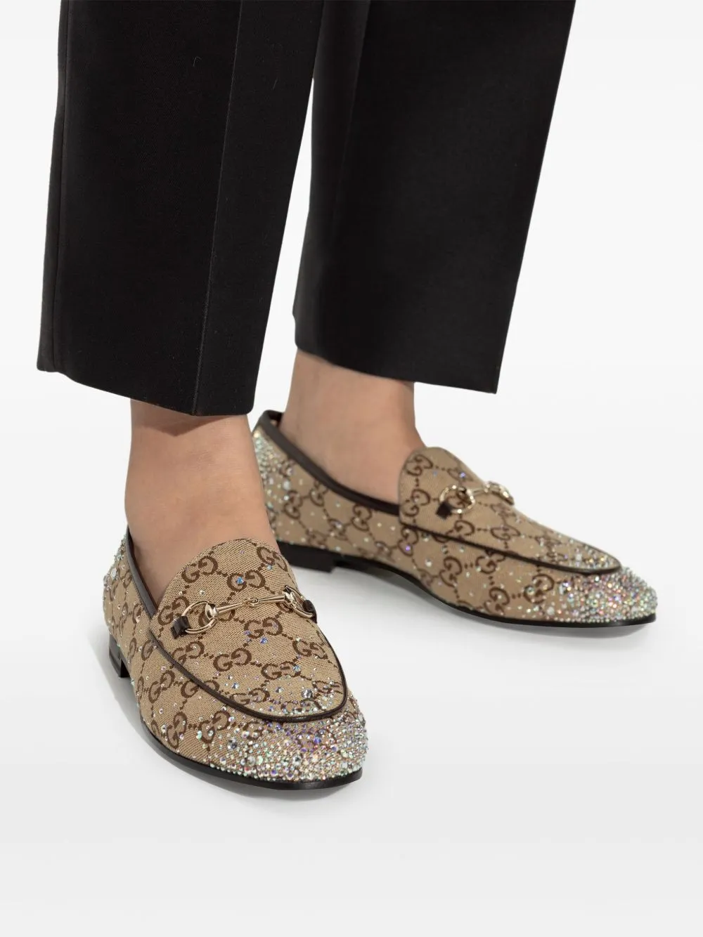 Jordaan crystal embellished loafers