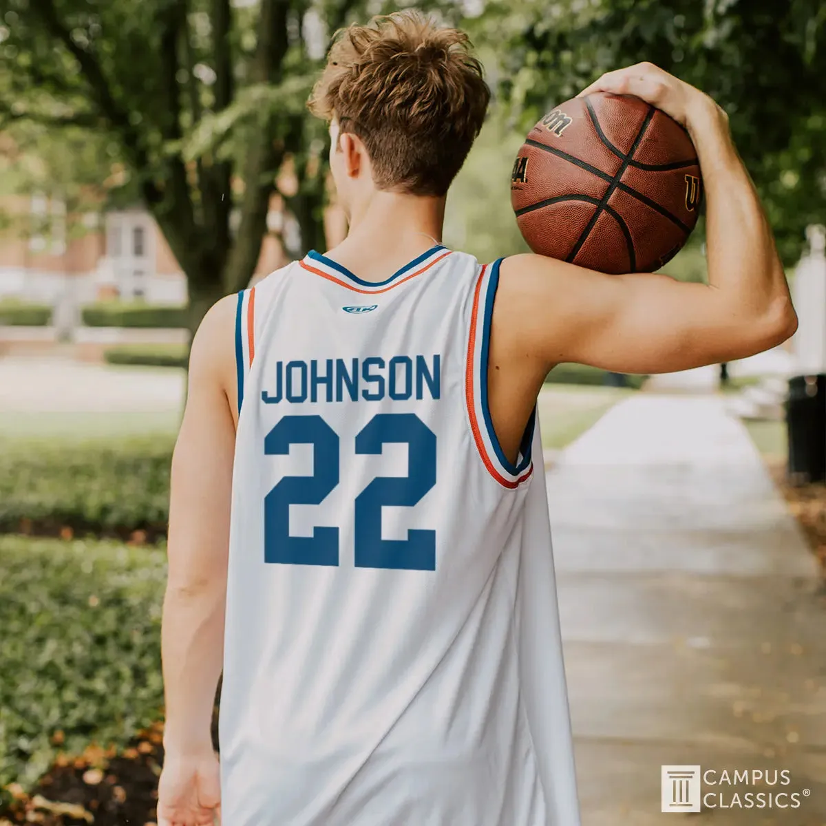 Kappa Sig Retro Block Basketball Jersey