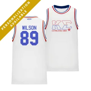 Kappa Sig Retro Block Basketball Jersey