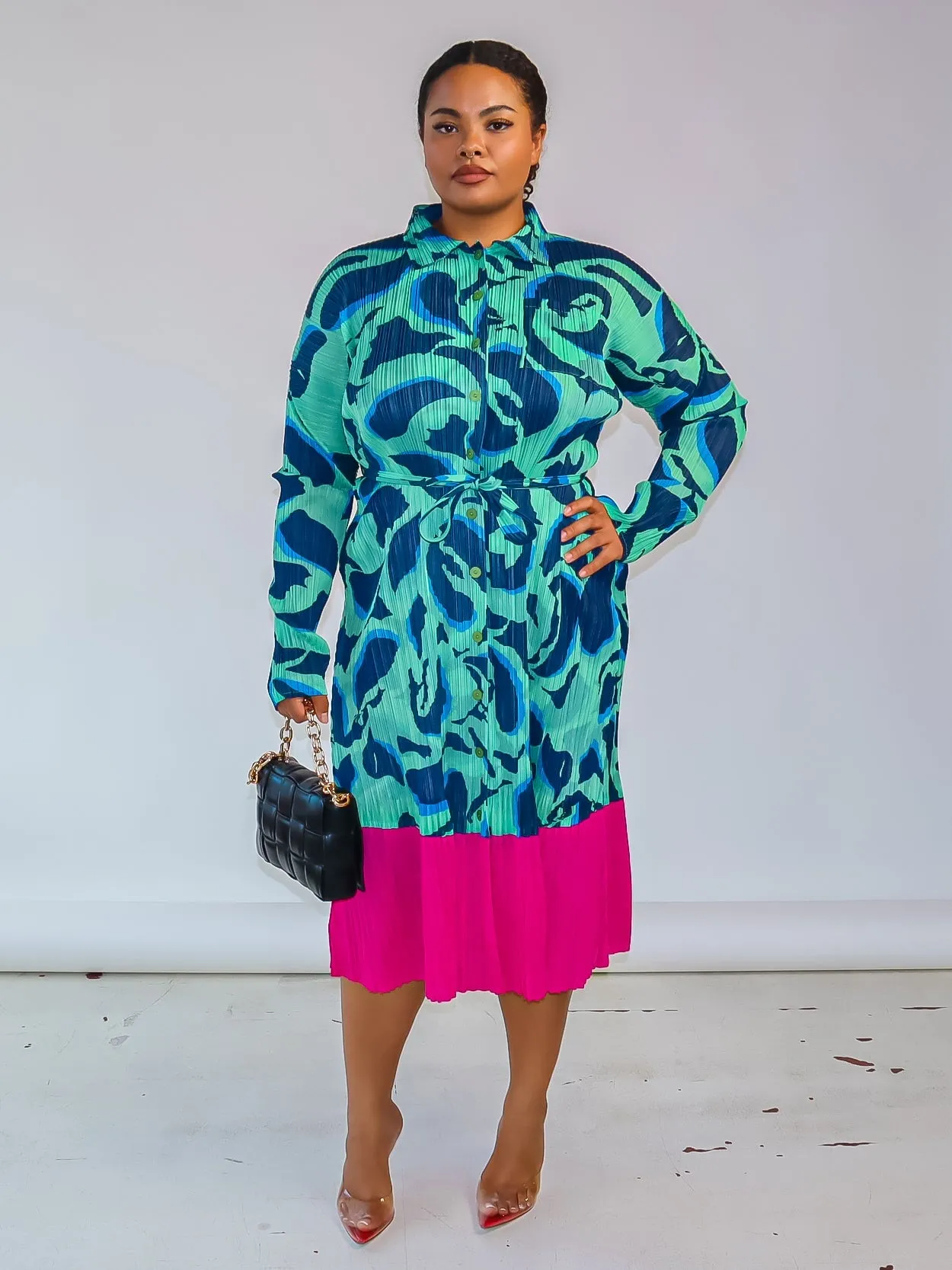 Kasey Pleated Dress
