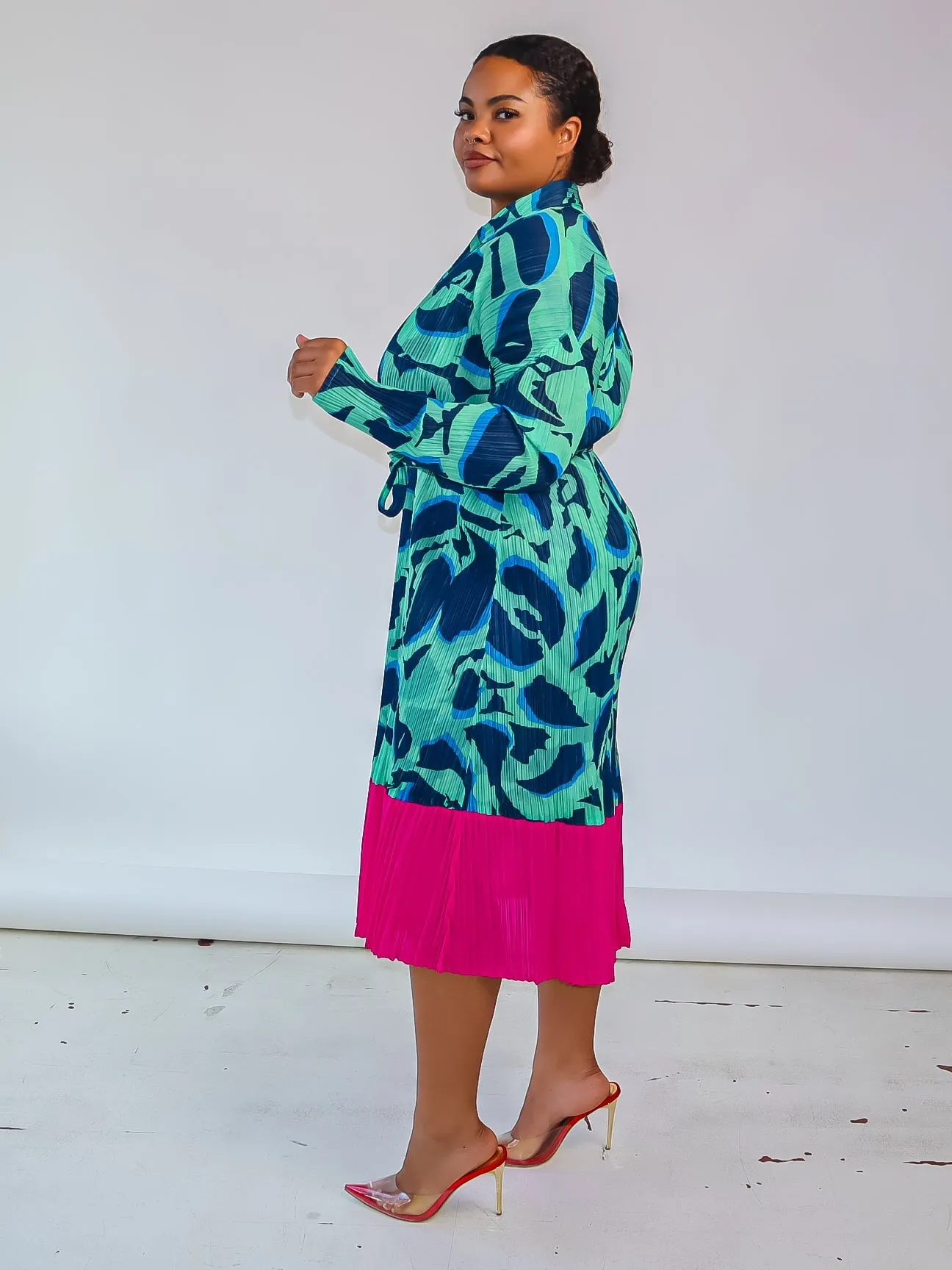 Kasey Pleated Dress