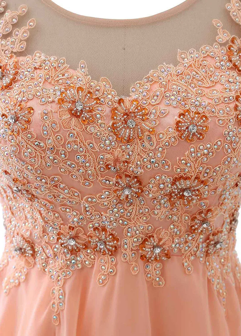 Knee-length A-line Homecoming Dress