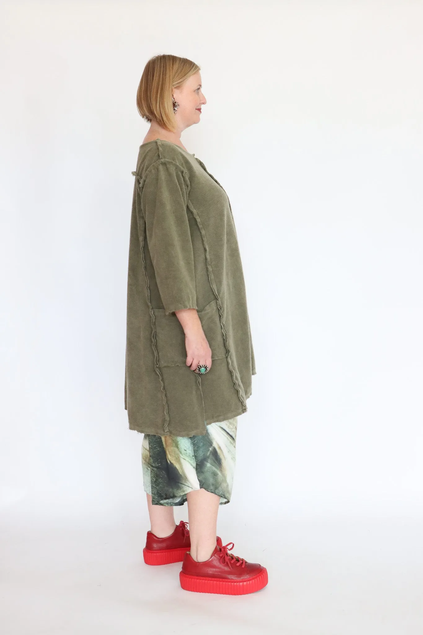 Krista Larson Olive Tunic Dress