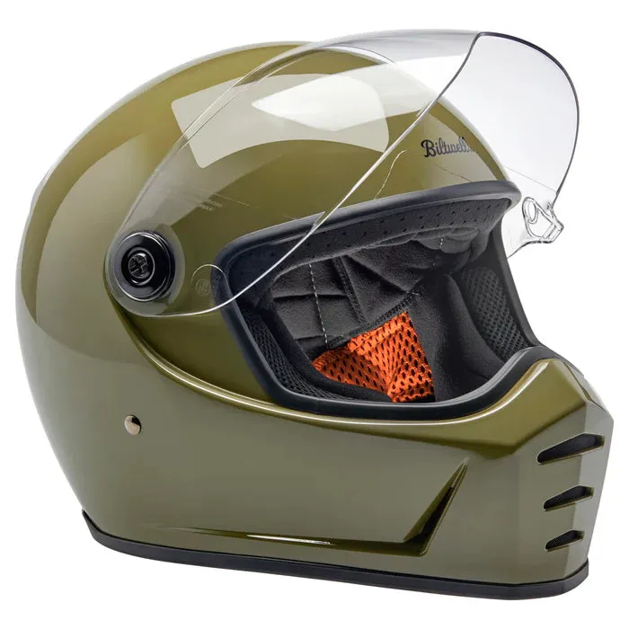 Lane splitter ECE R22.06 Helmet - Gloss Olive Green