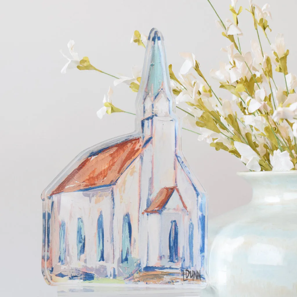 Large Church Acrylic Block