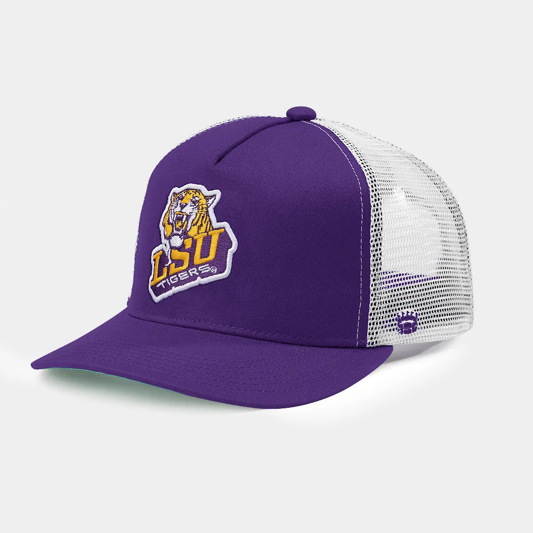 LSU Tigers Vintage Logo Trucker Hat