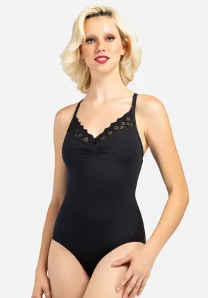 Lulli NAVY Darlina Camisole Leotard