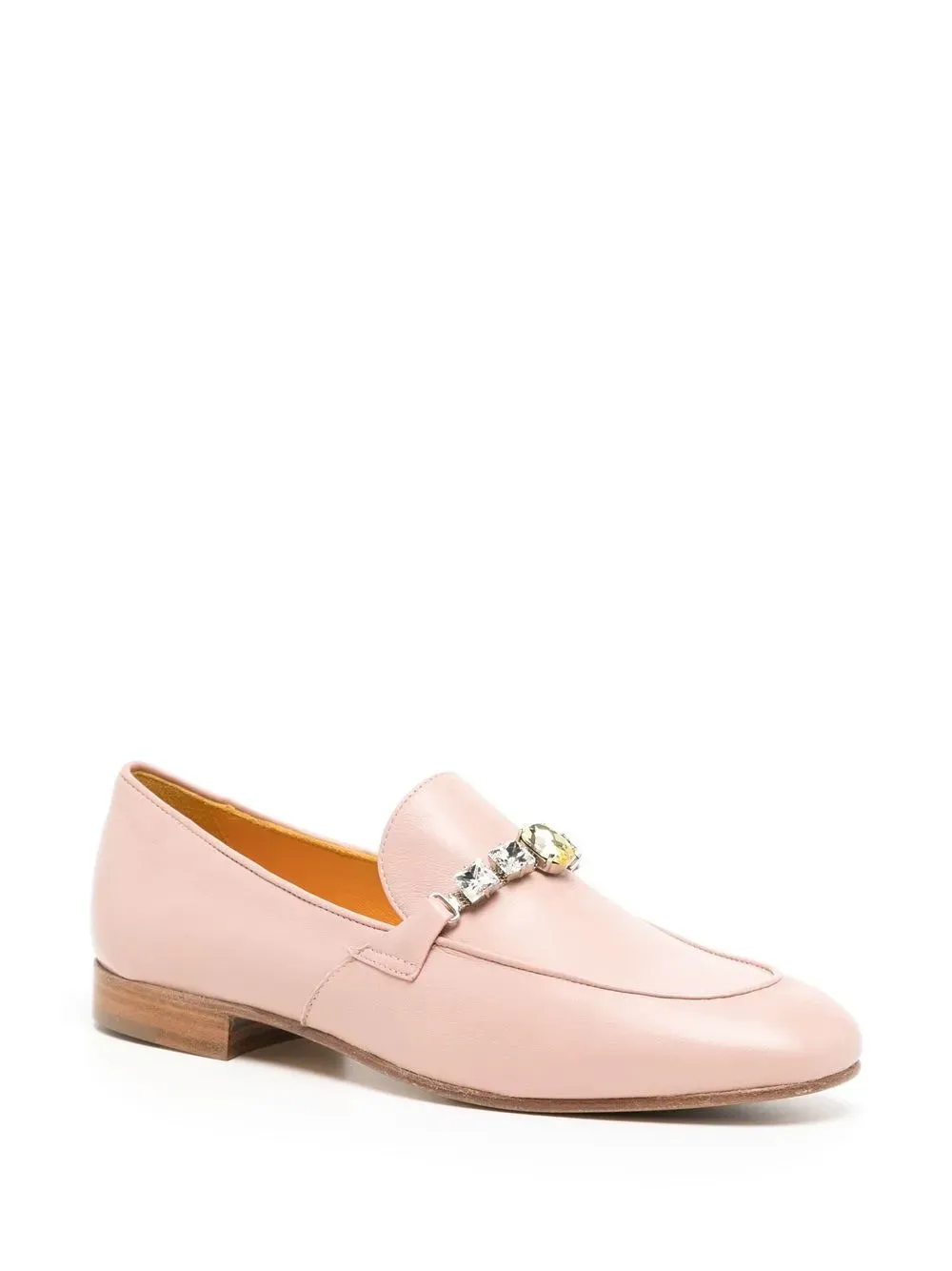 Madison.Maison crystal-embellished flat loafers