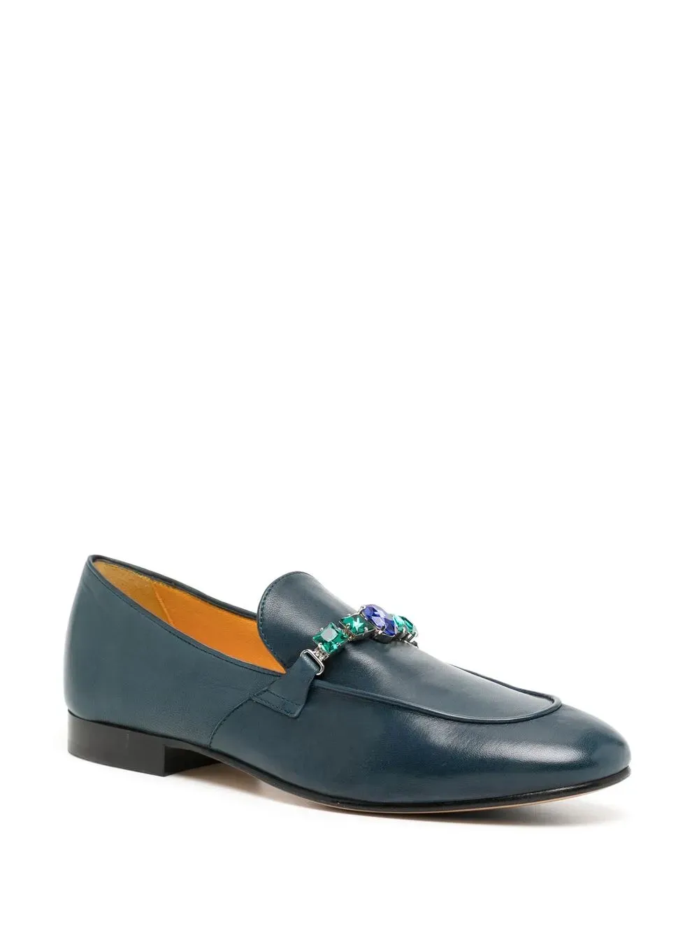 Madison.Maison crystal-embellished flat loafers