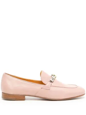 Madison.Maison crystal-embellished flat loafers