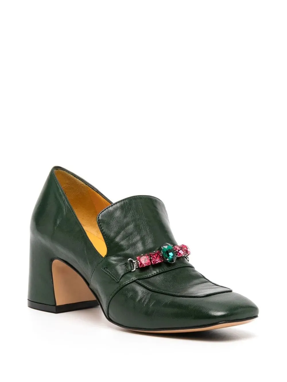 Madison.Maison crystal-embellished loafers