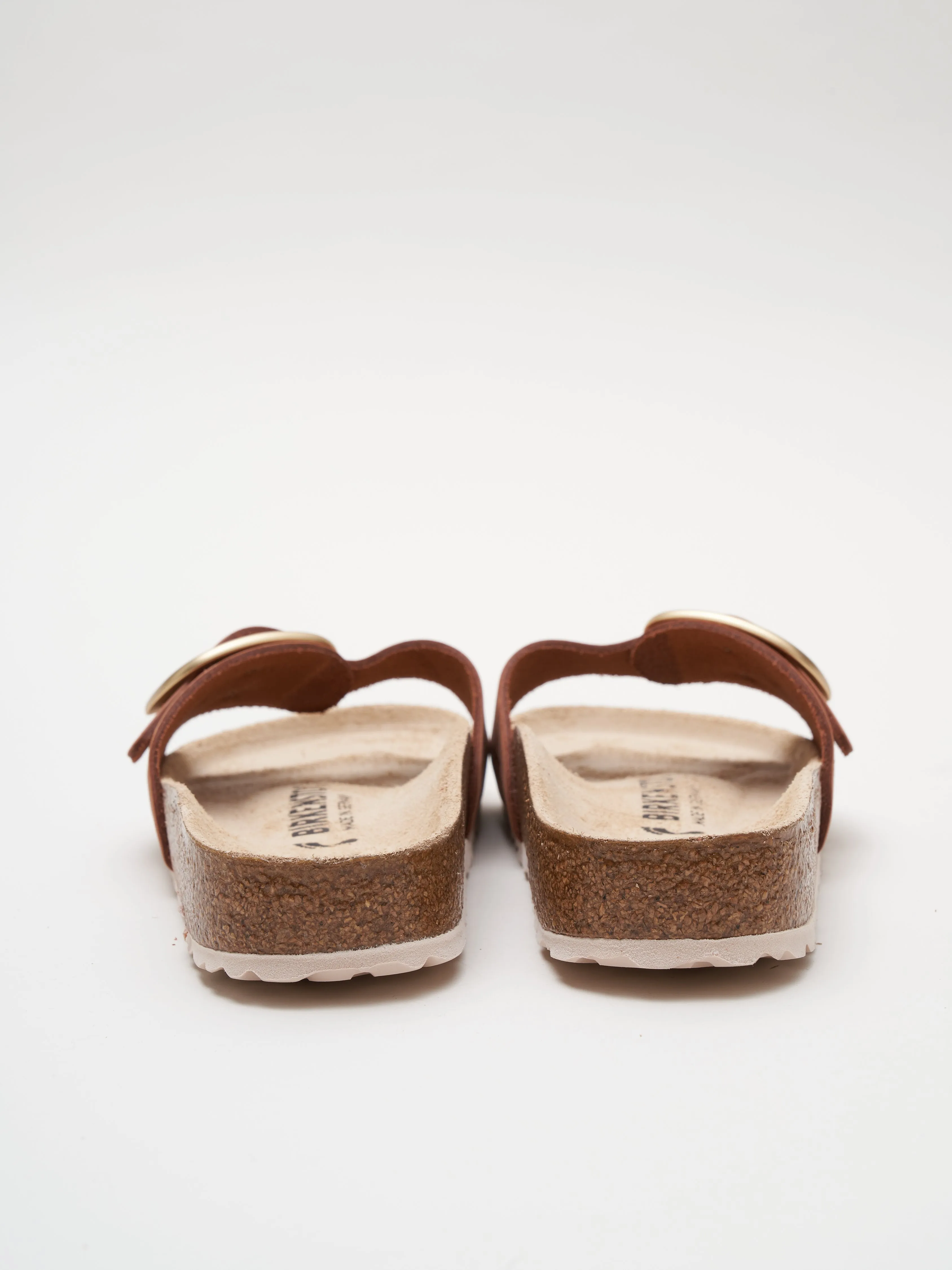 madrid big buckle - brandy