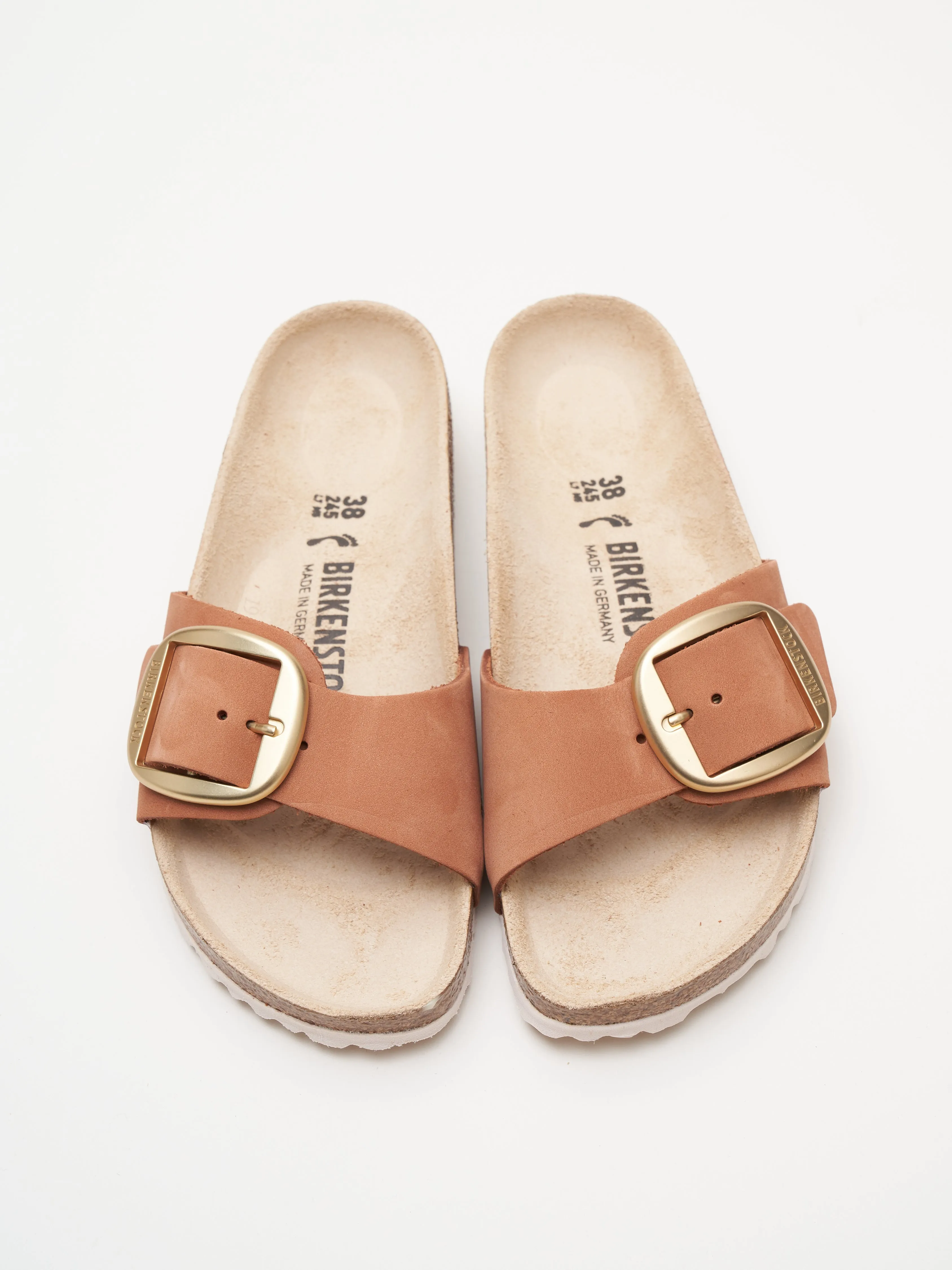 madrid big buckle - brandy