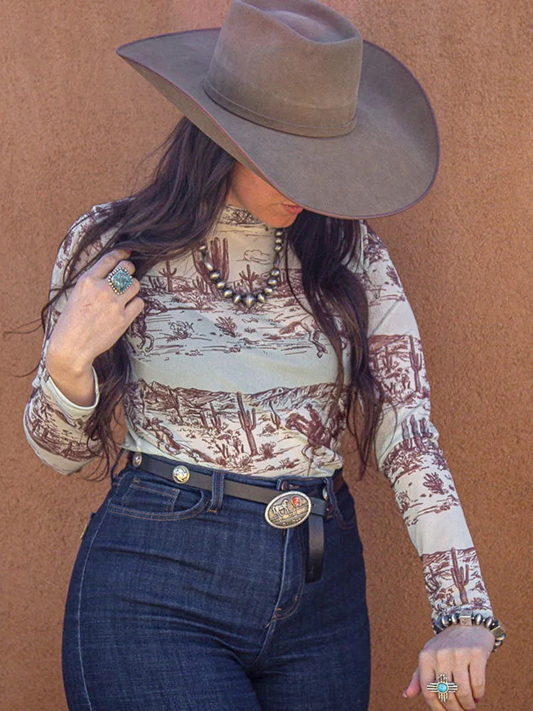 Mesh Sage Green Top