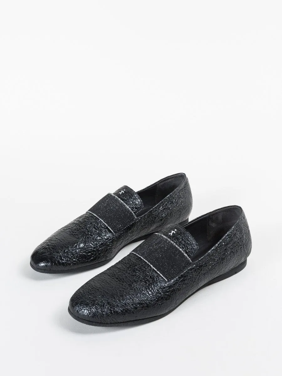 metallic loafer