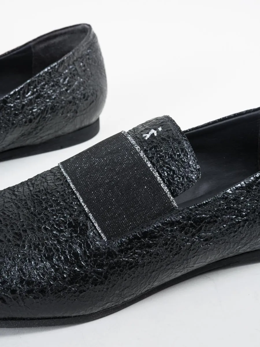 metallic loafer