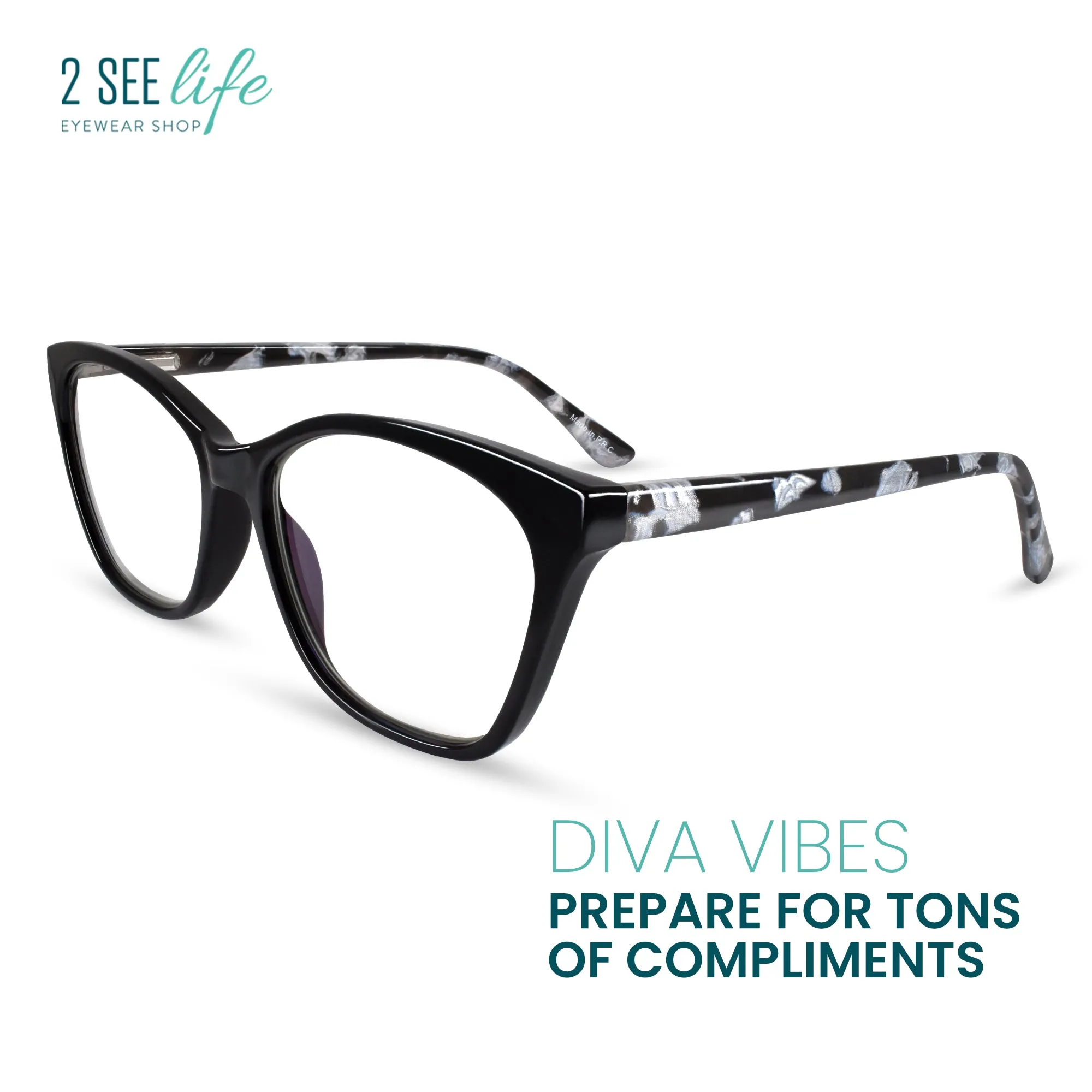 Modern Cat Eye Reading Glasses for Women | R-882