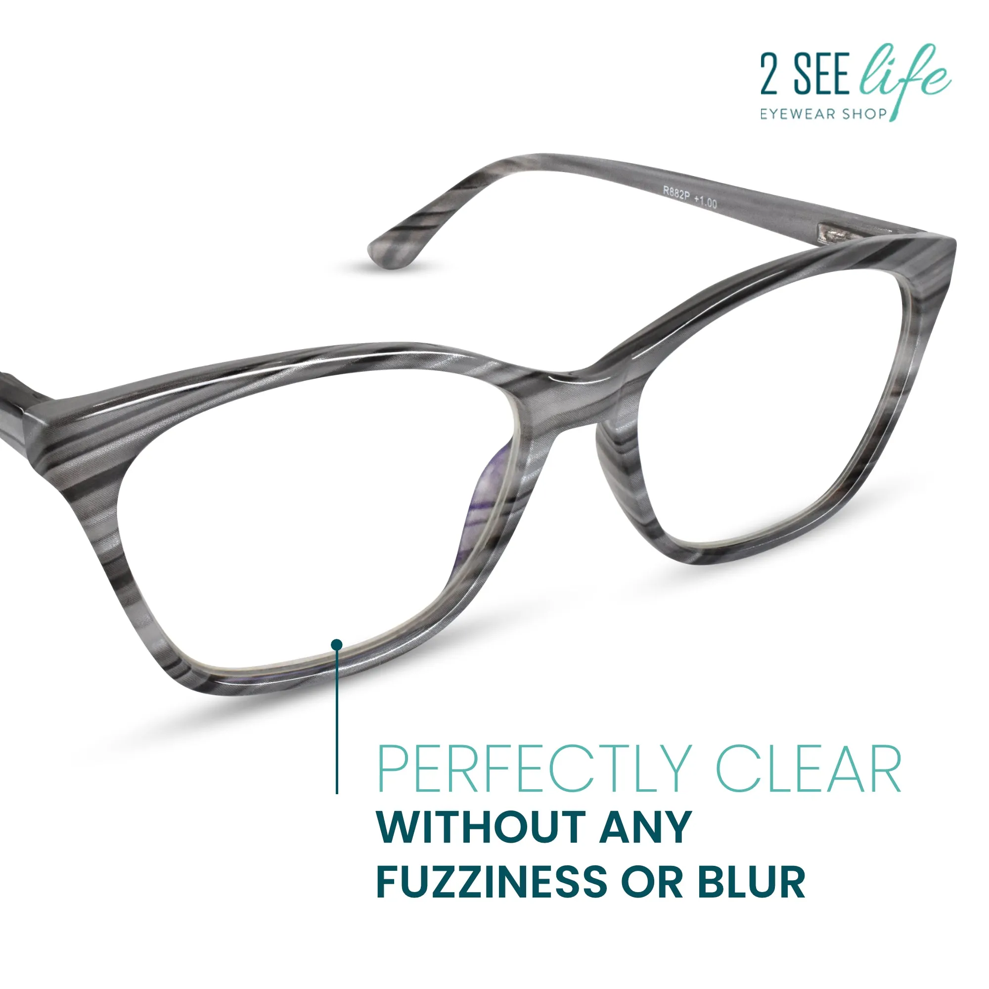 Modern Cat Eye Reading Glasses for Women | R-882