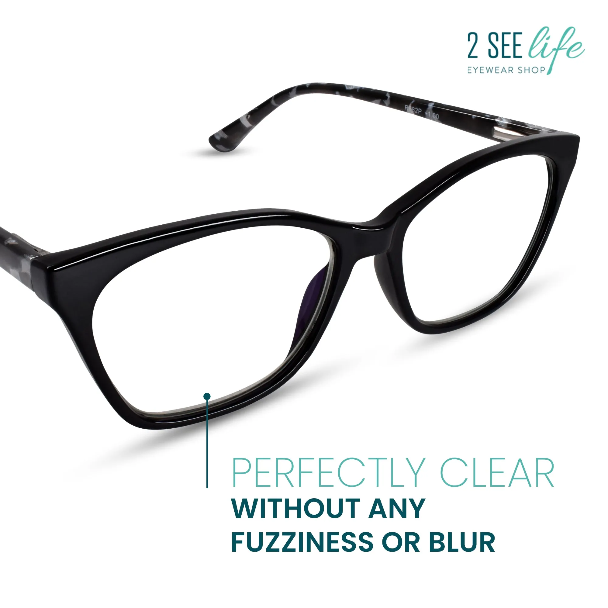 Modern Cat Eye Reading Glasses for Women | R-882