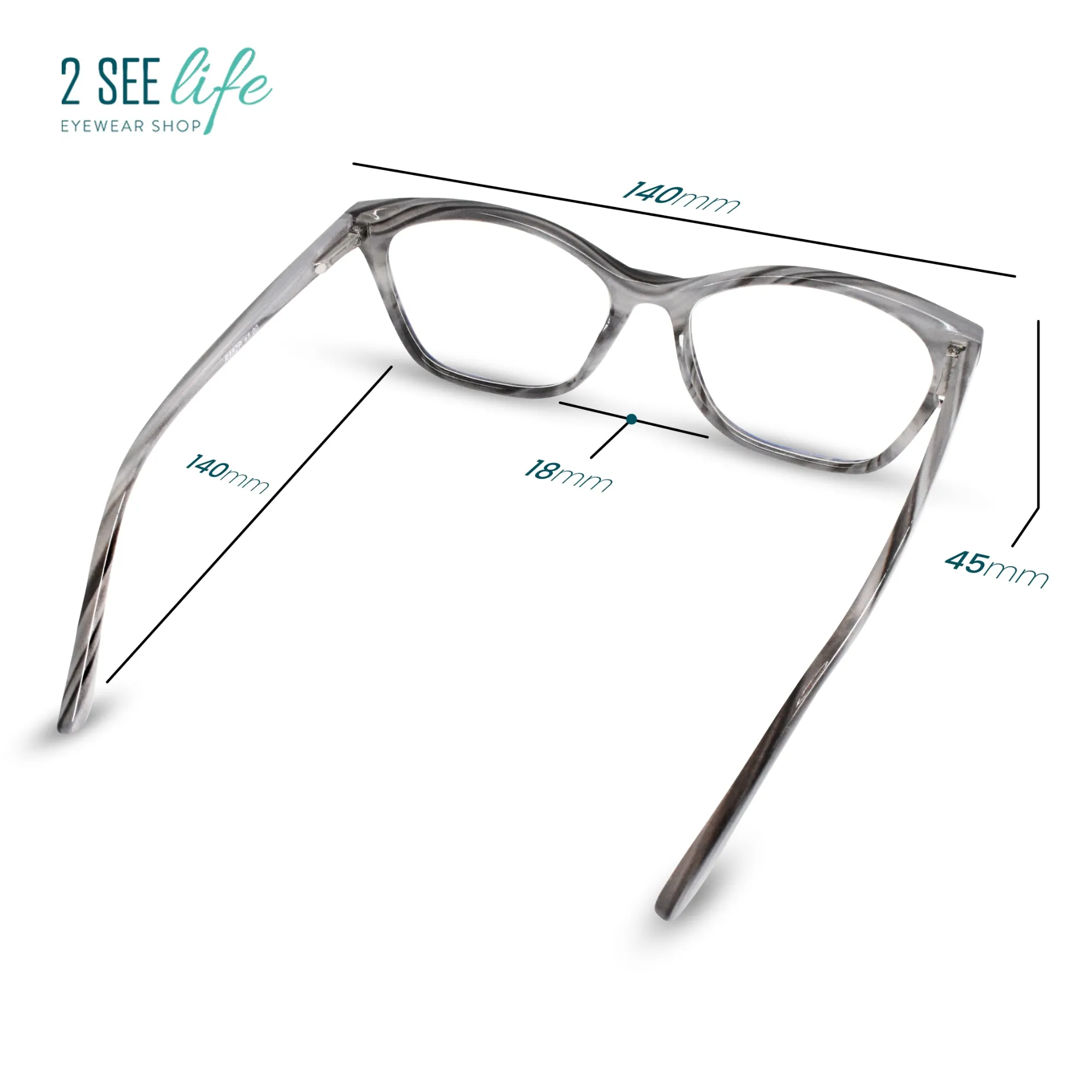 Modern Cat Eye Reading Glasses for Women | R-882