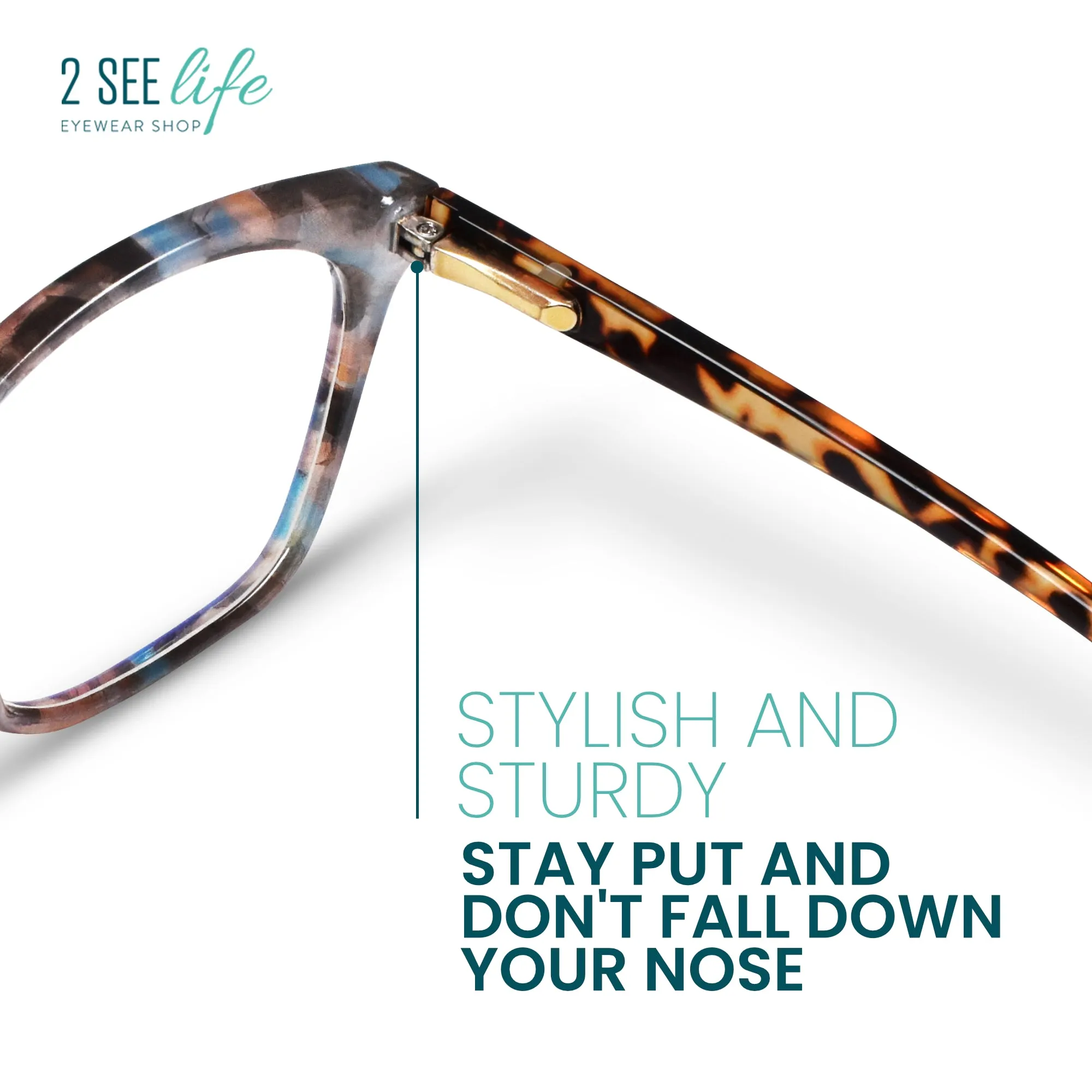 Modern Cat Eye Reading Glasses for Women | R-882