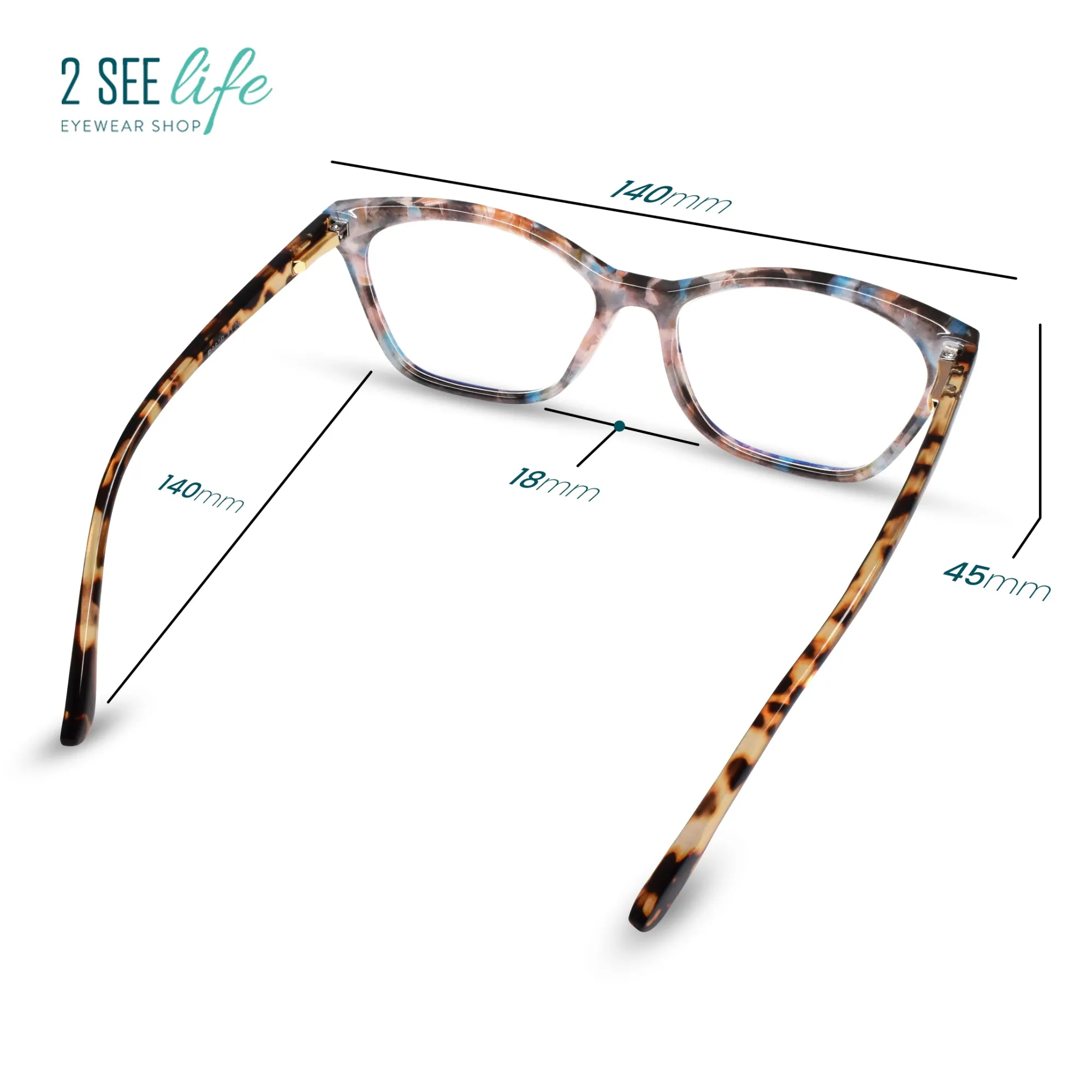 Modern Cat Eye Reading Glasses for Women | R-882