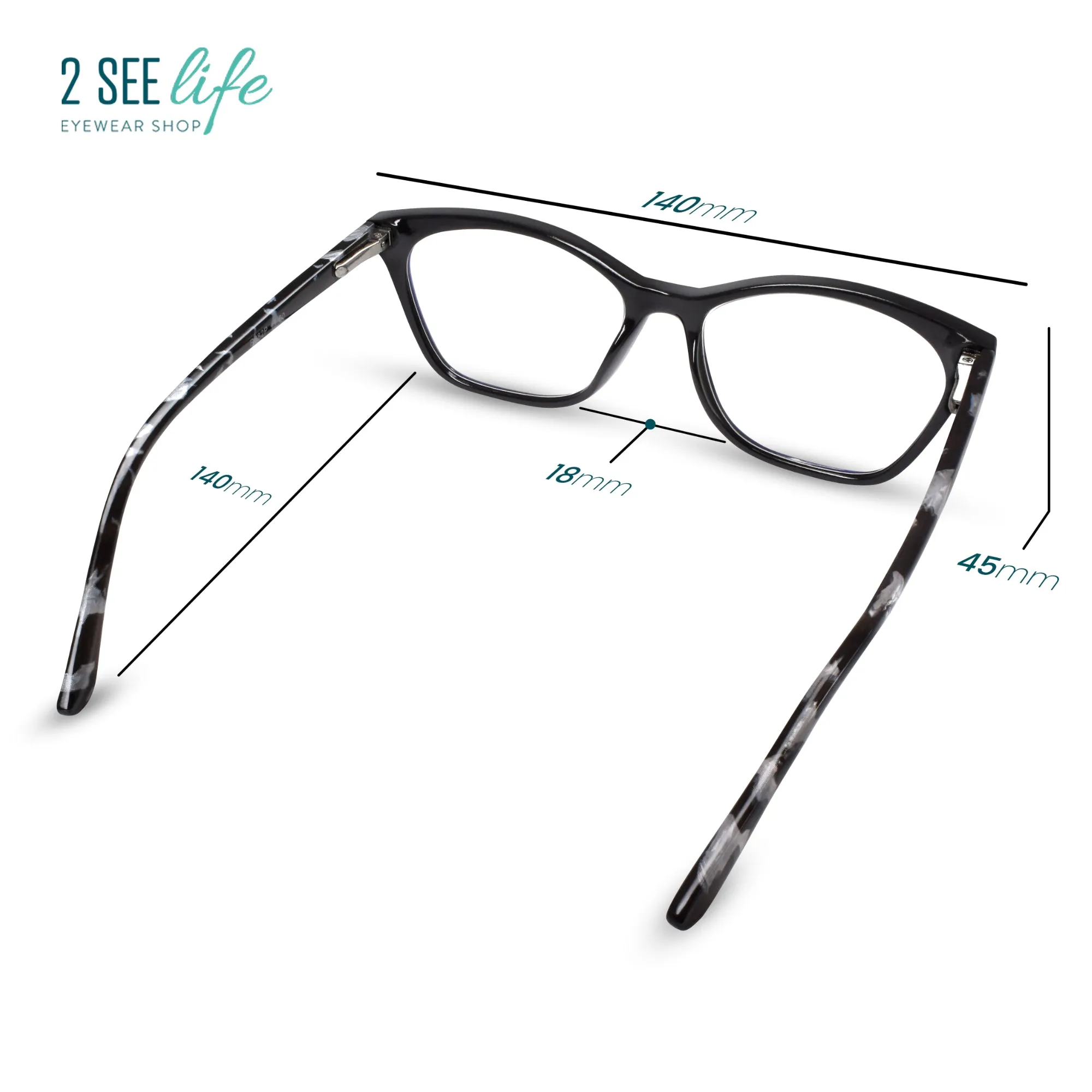 Modern Cat Eye Reading Glasses for Women | R-882