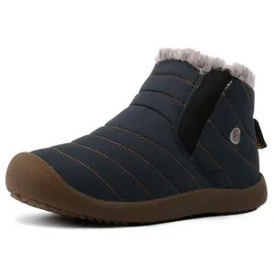 Mostelo®-Men's Winter Warm Push Ankle High Wedge Waterproof Rubber Hiking Snow Boots