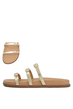 MULTI STRAP SLIDE SANDAL