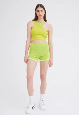 NAGNATA Retro Short 2.0 - Lime/ Chartreuse