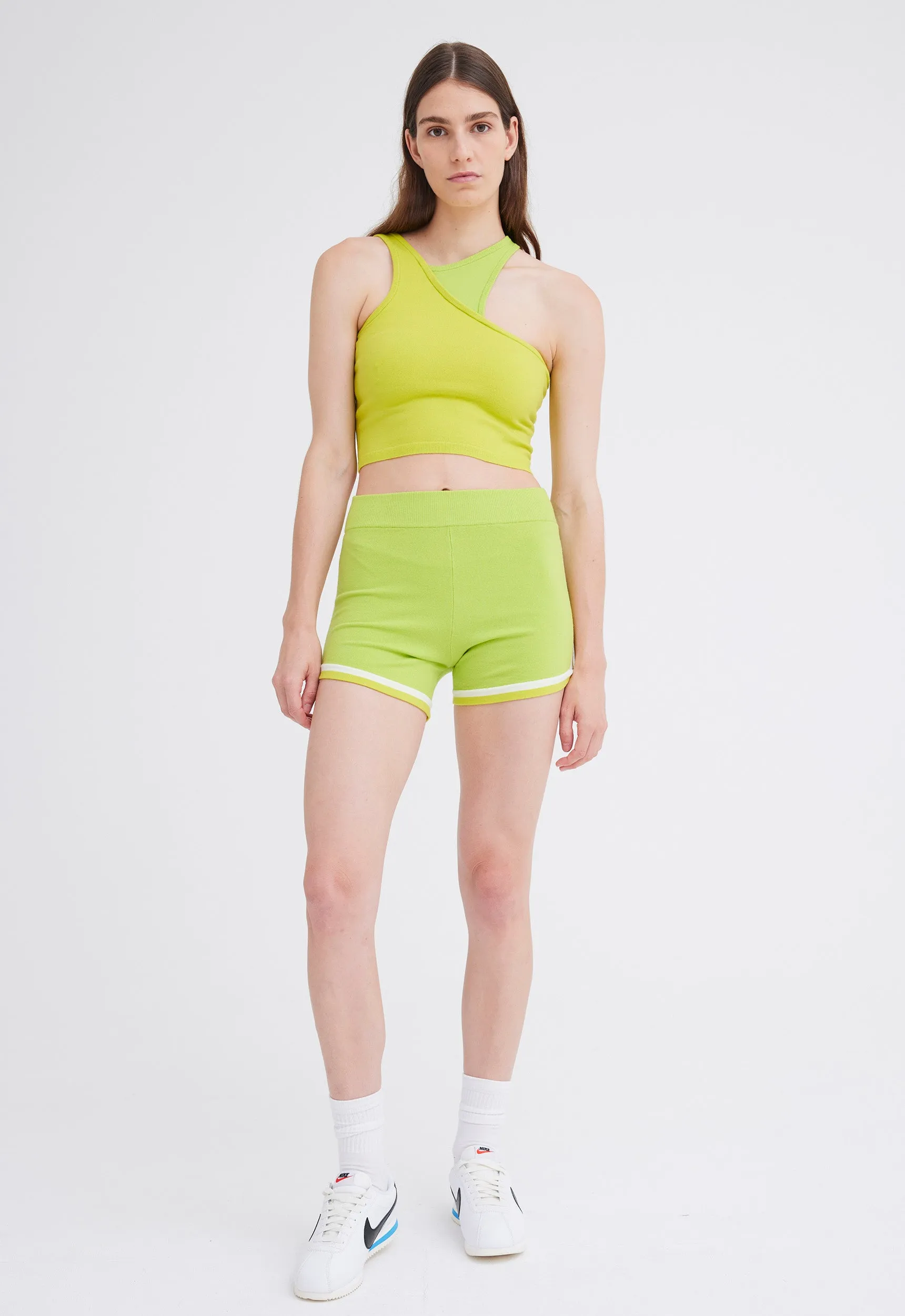 NAGNATA Retro Short 2.0 - Lime/ Chartreuse