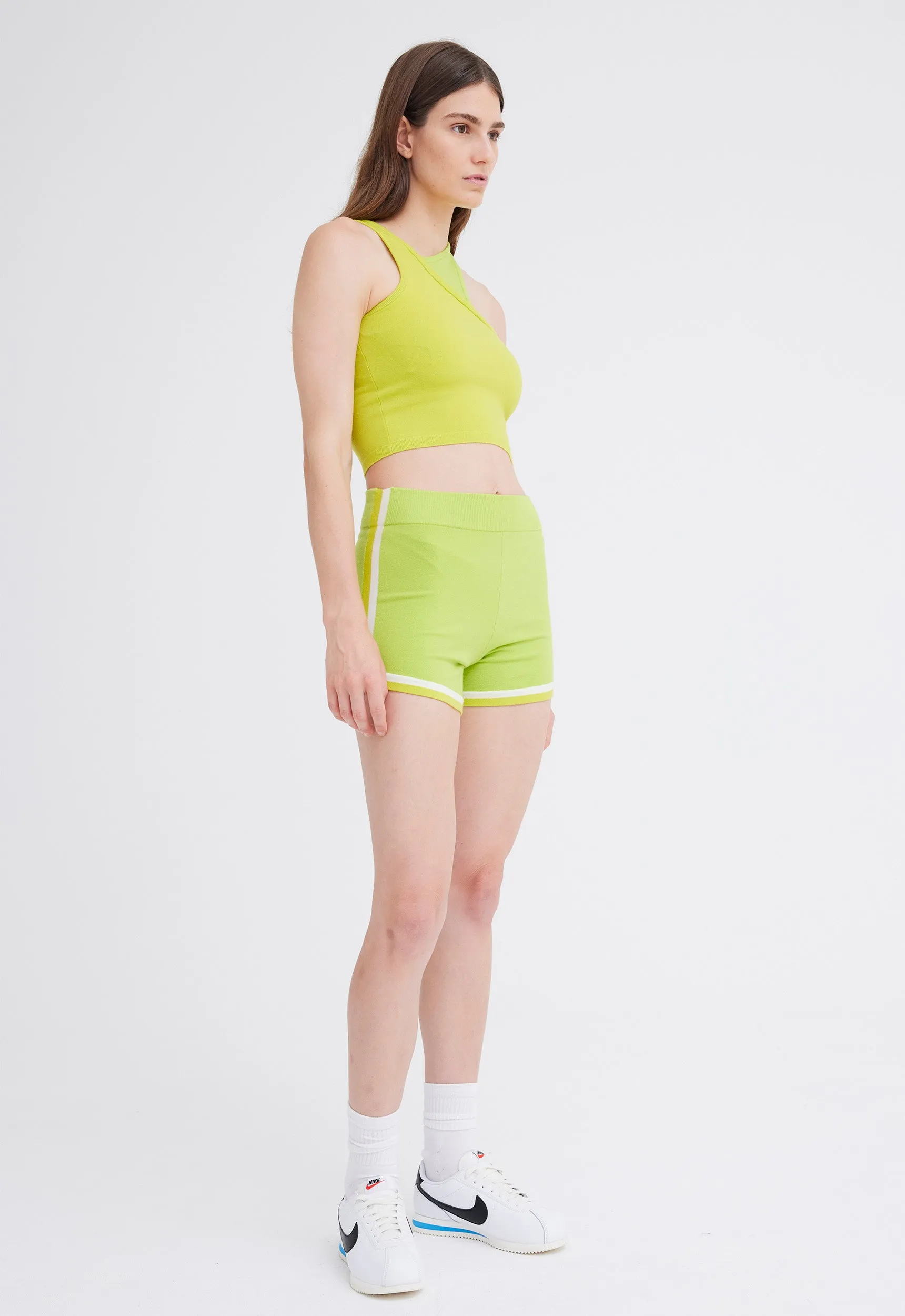 NAGNATA Retro Short 2.0 - Lime/ Chartreuse