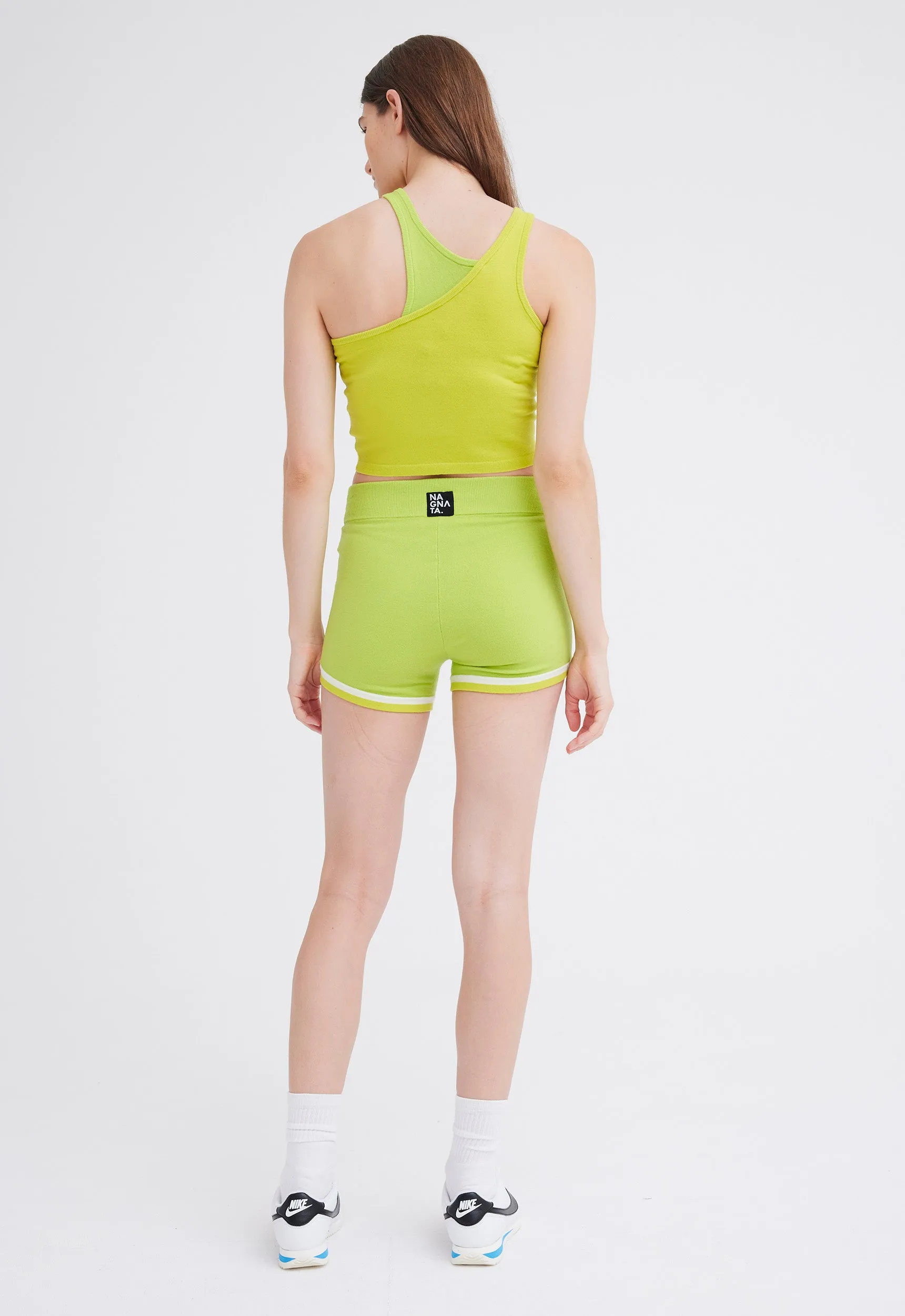 NAGNATA Retro Short 2.0 - Lime/ Chartreuse