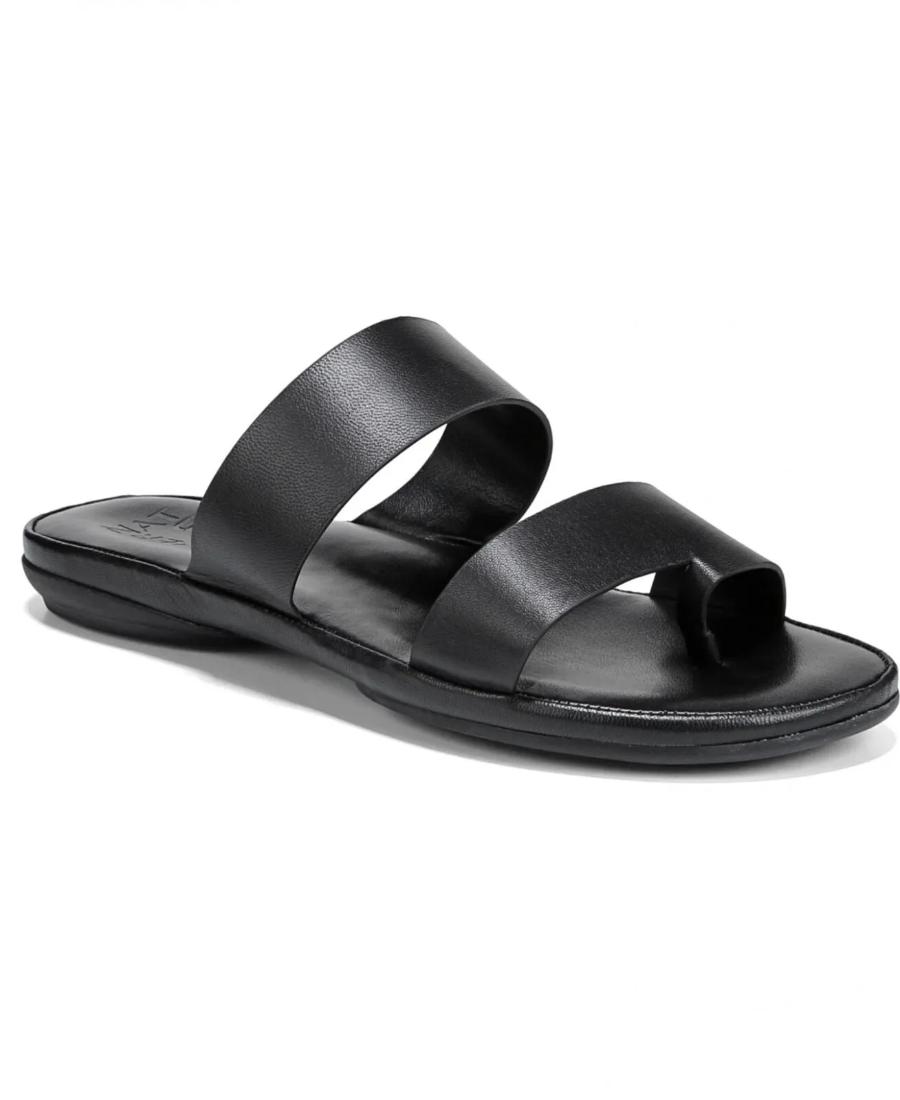 Naturalizer Genn-Drift Flat Sandals Women's Shoes H5634L1 Black 8.5M
