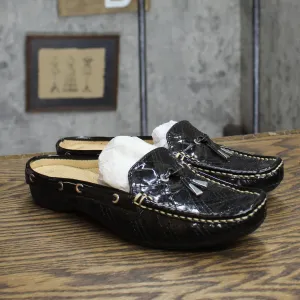 Naturalizer Womens Vintage Gossip Contrast Stitch Loafers Black 6M