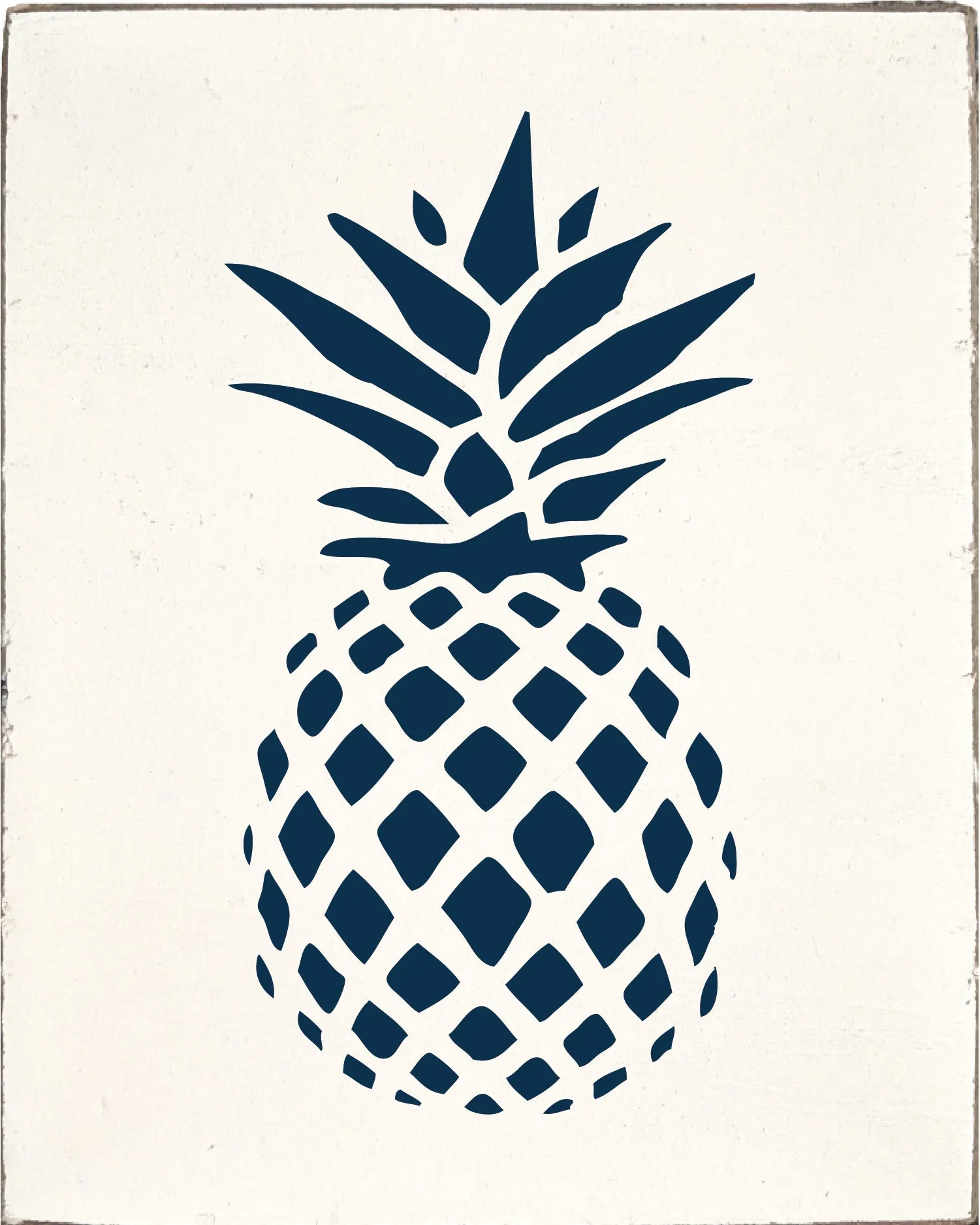 Navy Symbols Decorative Wooden Block