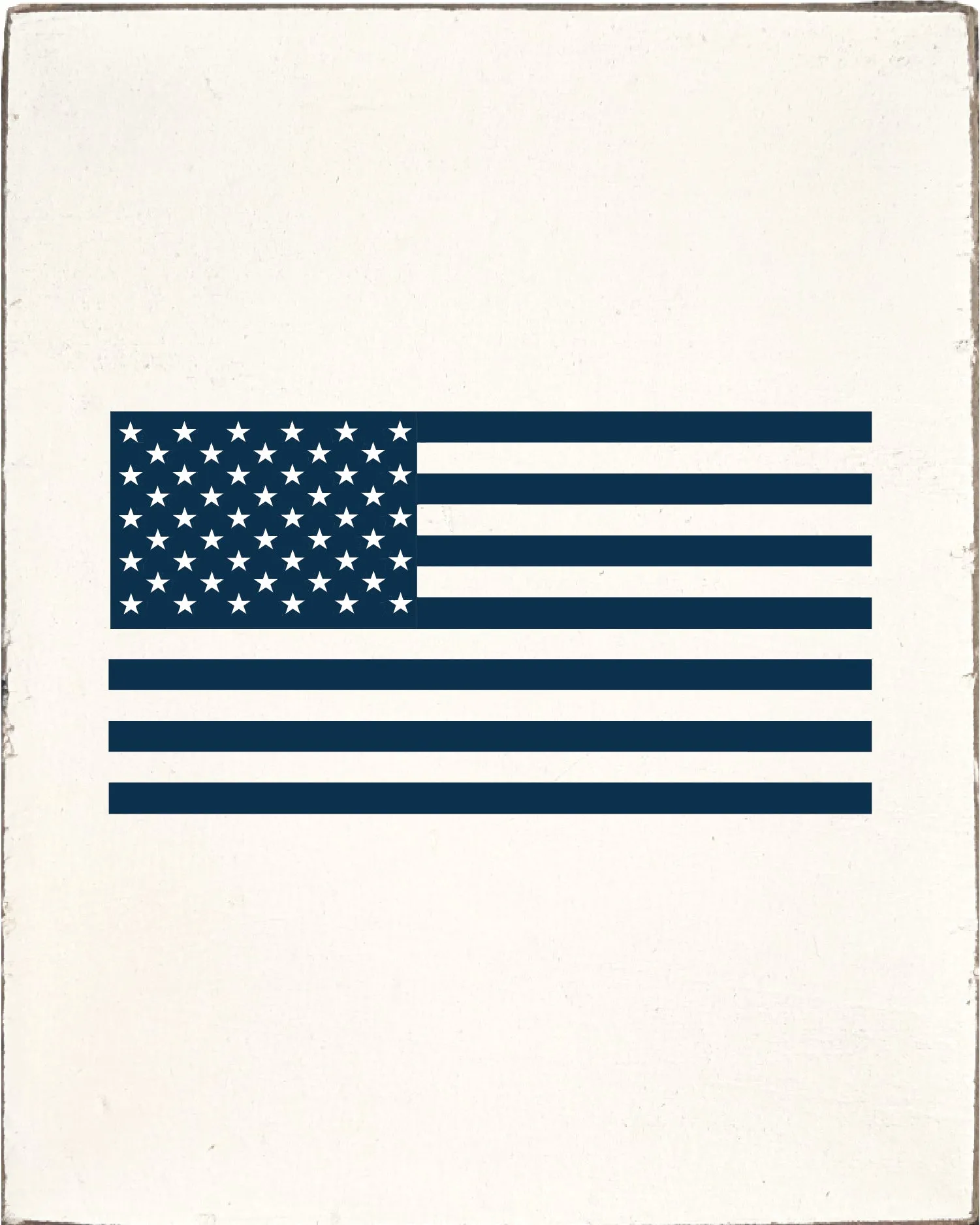 Navy Symbols Decorative Wooden Block