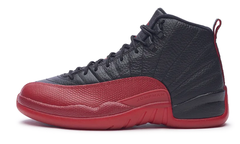 Nike Jordan 12 Retro Flu Game Black Red 2016 (130690-002) Men's Size 8