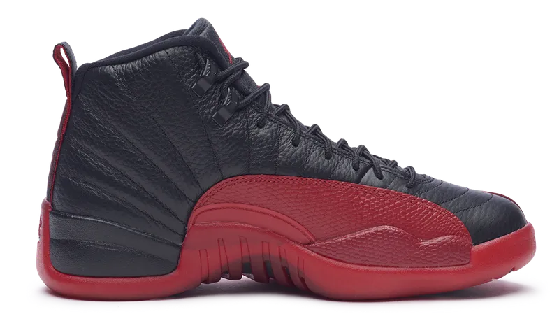 Nike Jordan 12 Retro Flu Game Black Red 2016 (130690-002) Men's Size 8