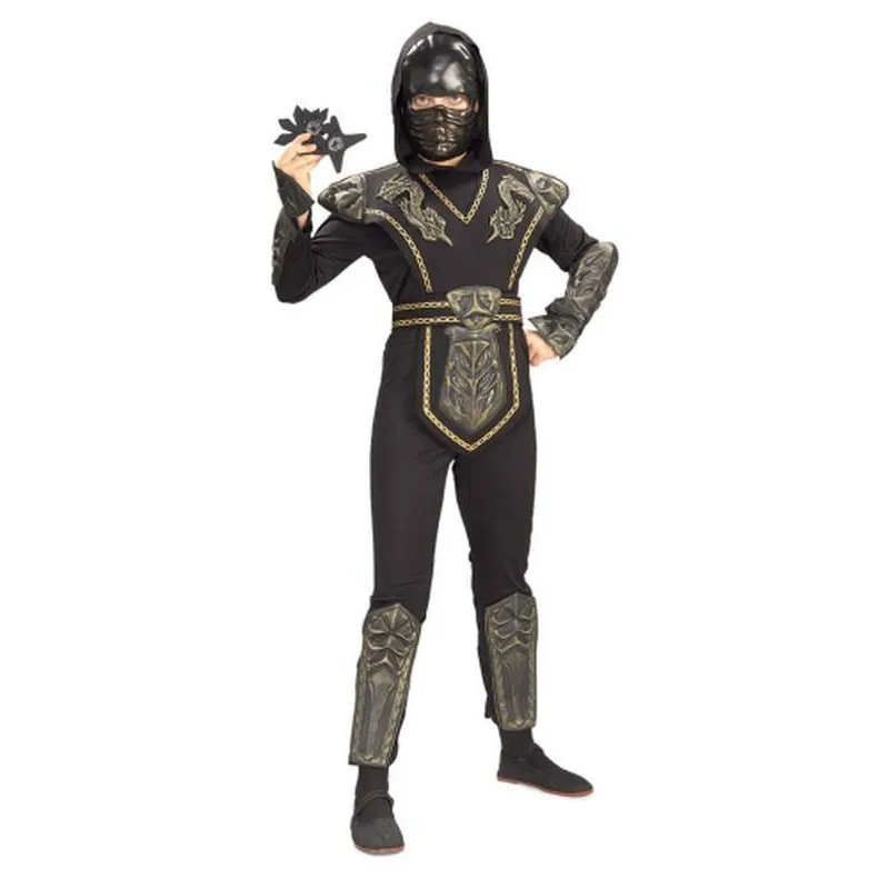 Ninja Gold Dragon Warrior Size S