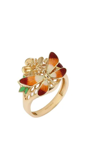 Noahs Ark Collection Butterfly Ring