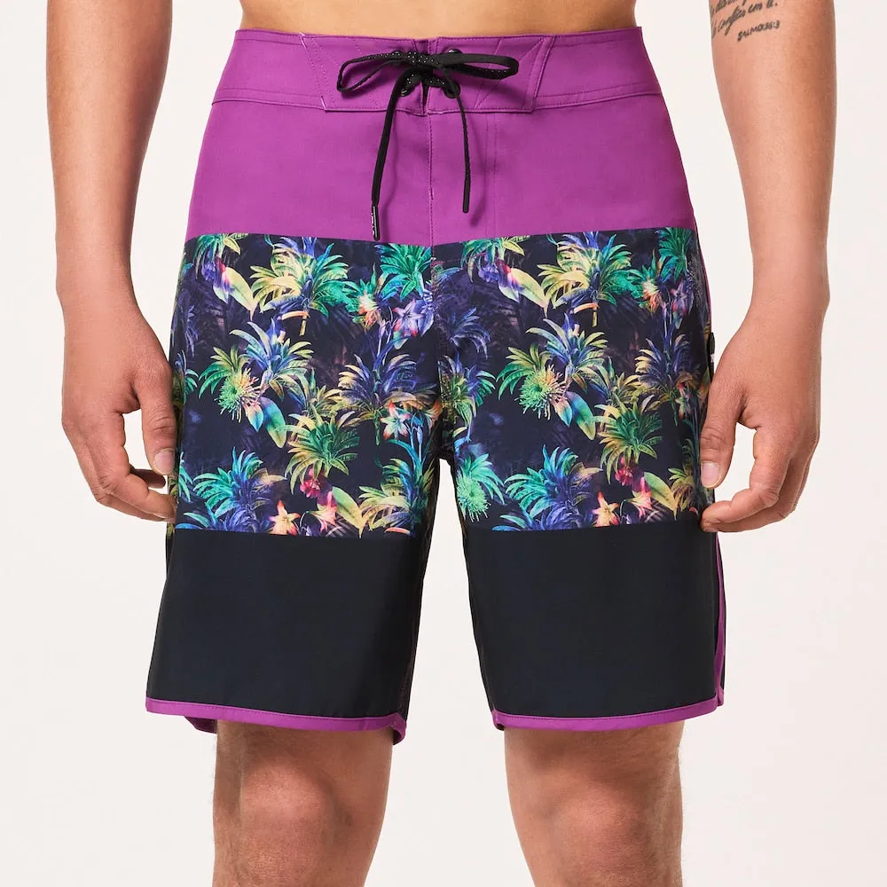 Oakley Neo Palms 19 Boardshort - Purple Palm Block Print