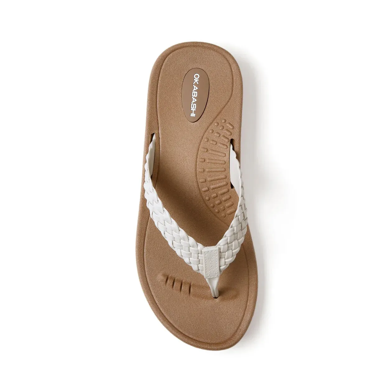 Okabashi Baha Thongs- Toffee/ Vanilla
