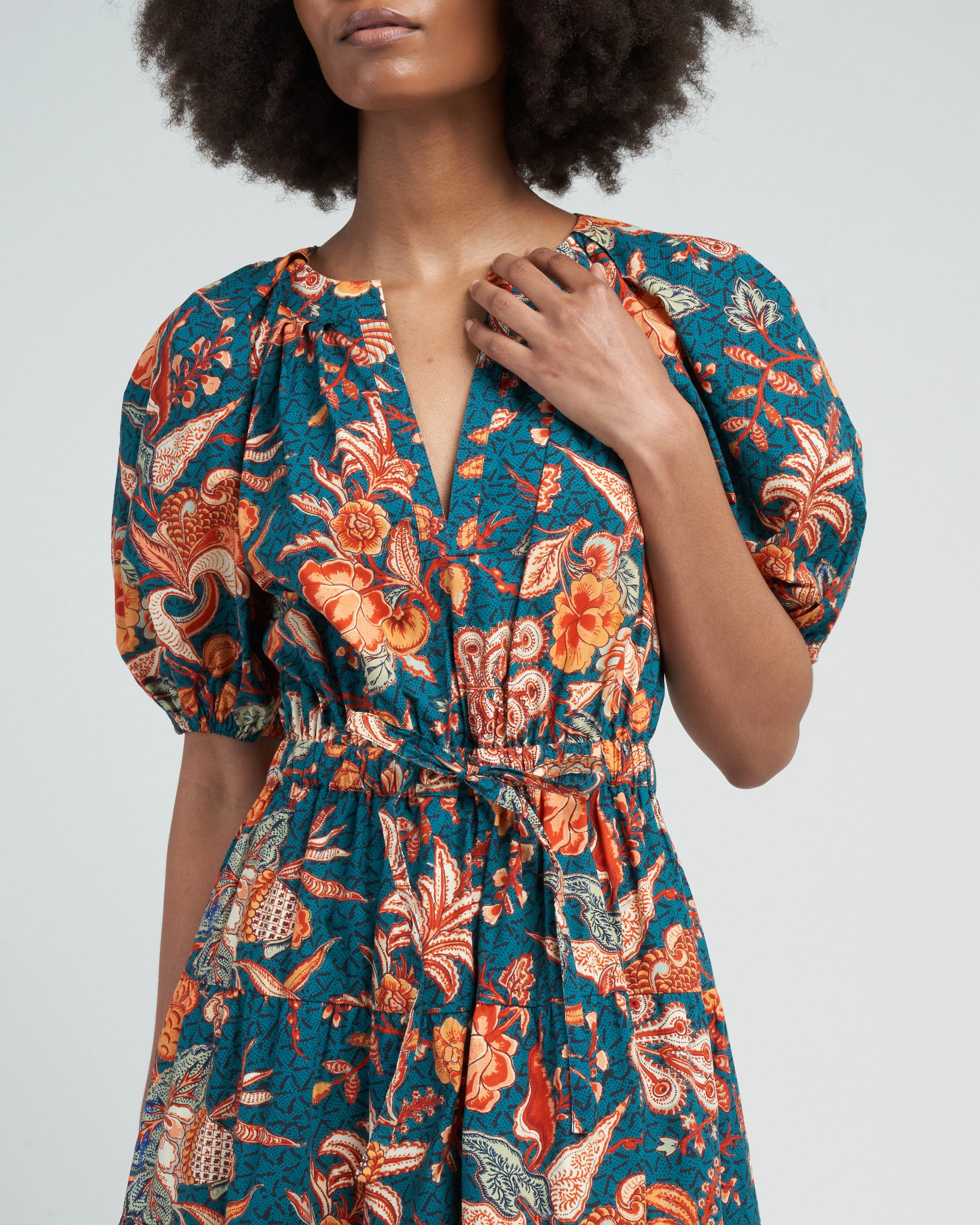 olina dress - delphinium