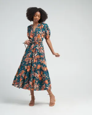olina dress - delphinium