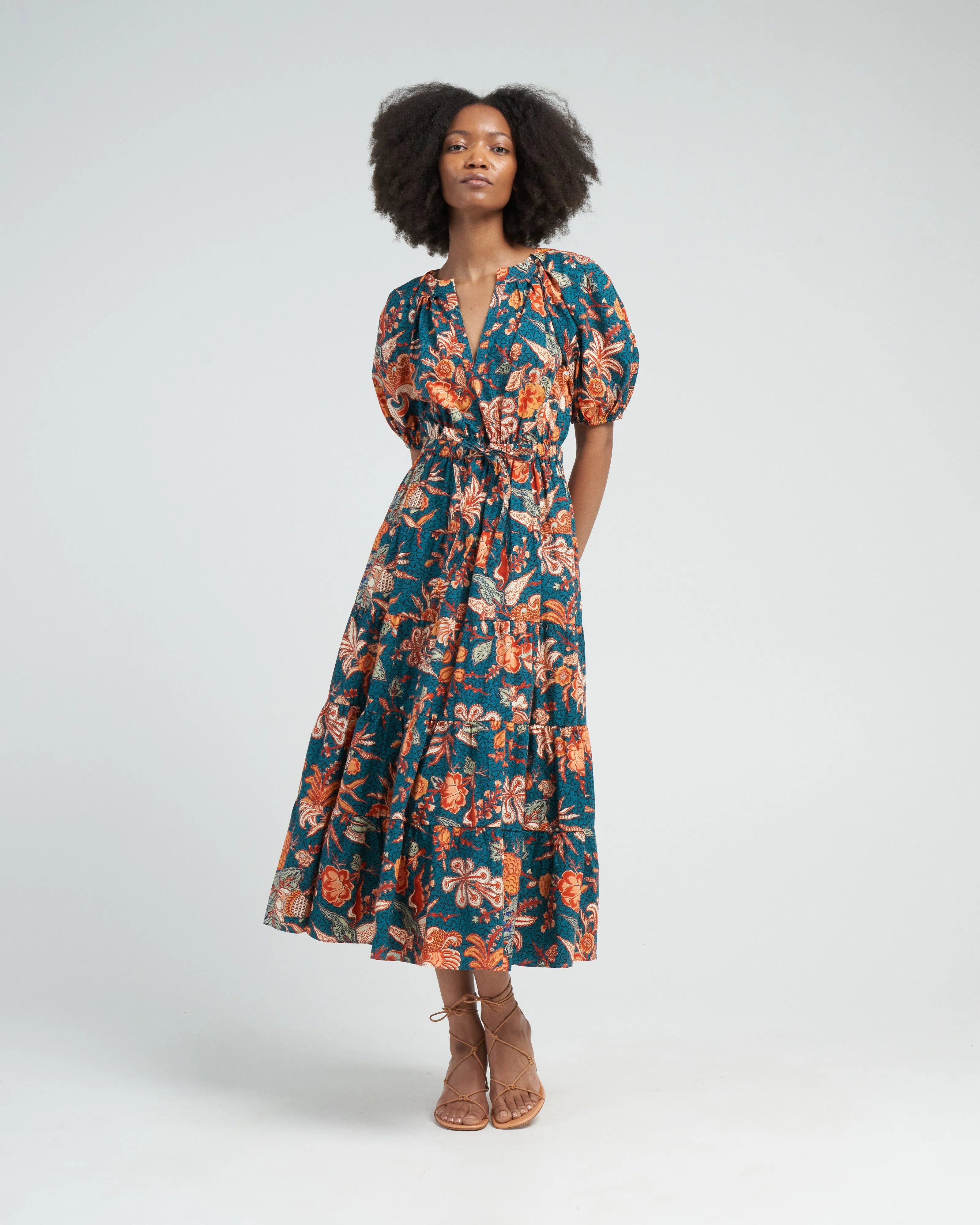 olina dress - delphinium