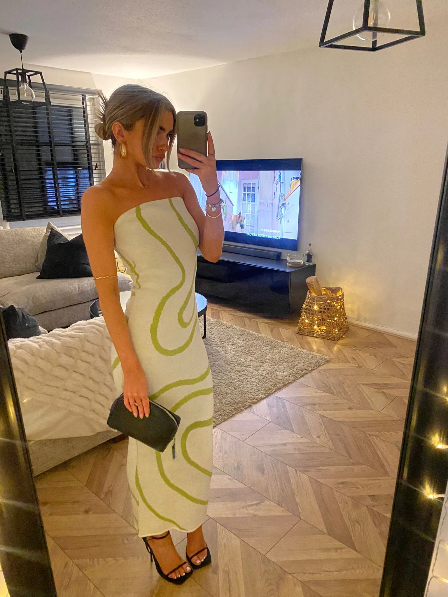 On the Rocks Midaxi Dress Green