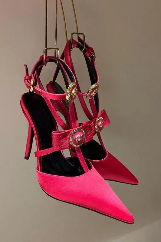One-strap high heel sandals