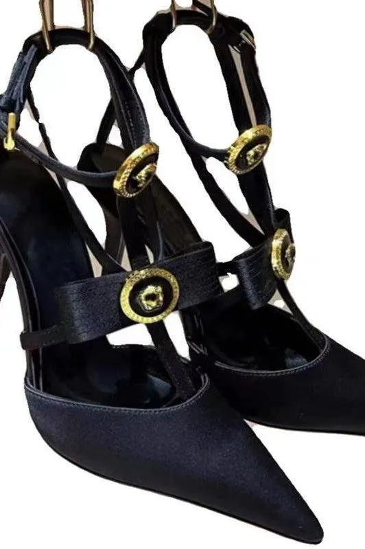 One-strap high heel sandals